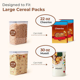ComSaf large 6.3L capacity supports bulk storage needs.