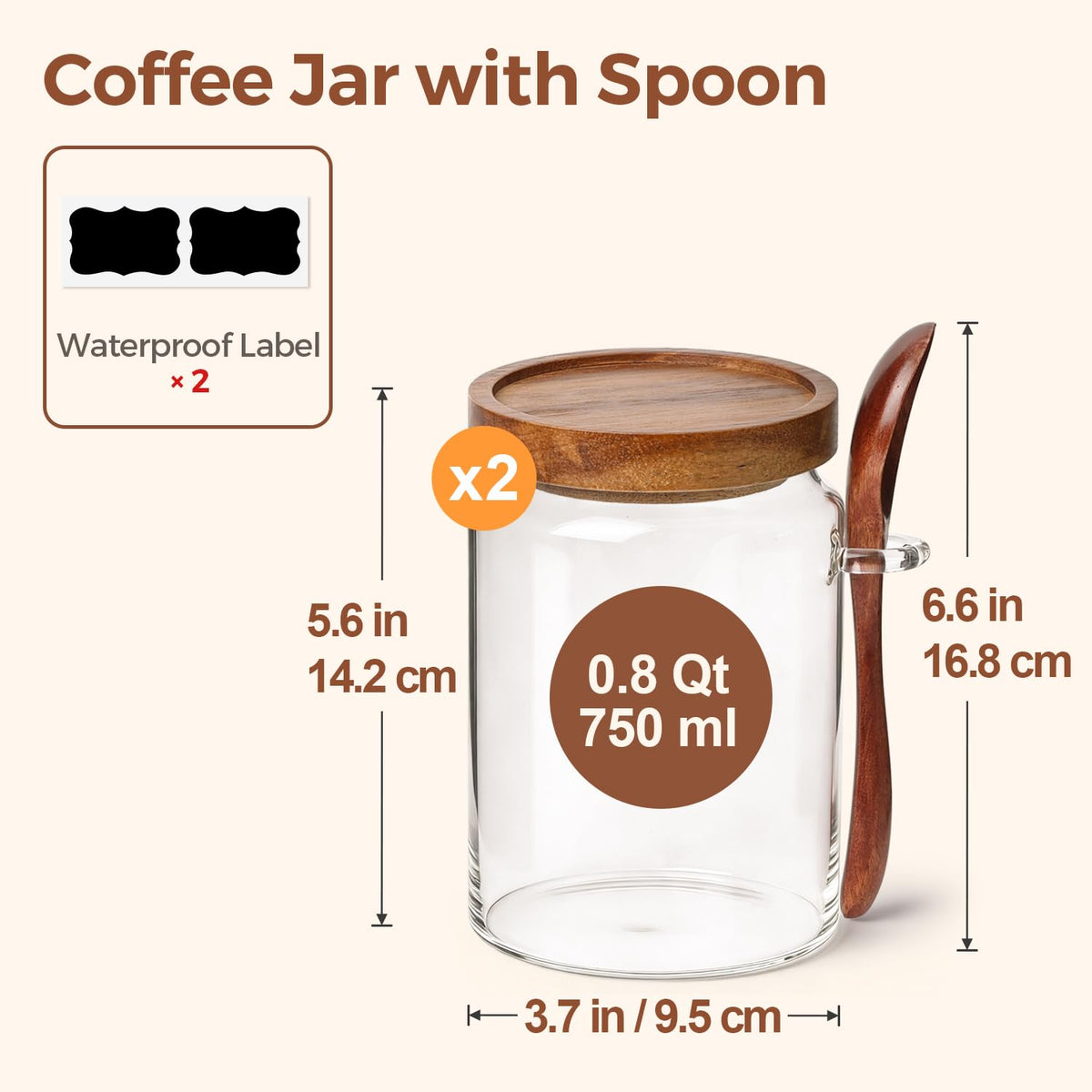 ComSaf airtight lid with silicone gasket locks aroma for longer-lasting coffee