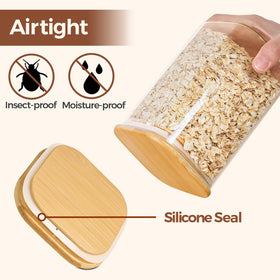 ComSaf wide-mouth square jar enabling easy scooping and cleaning
