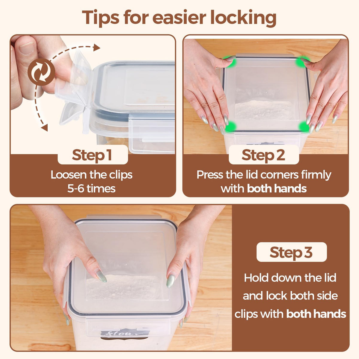ComSaf measuring cup and label set boosts precise baking.