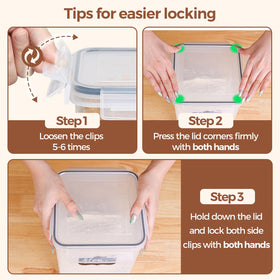 ComSaf measuring cup and label set boosts precise baking.