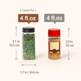 ComSaf airtight lids keep spices fresh and aromatic between cooking sessions.
