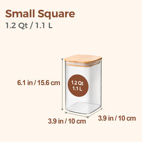 ComSaf airtight pantry jar seal keeps moisture out for lasting freshness.