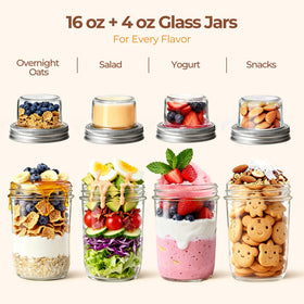 ComSaf food-grade glass offers durable, reusable design for meal prep.