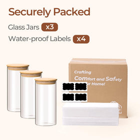 ComSaf arc-design jar with lid providing easy grip during handling