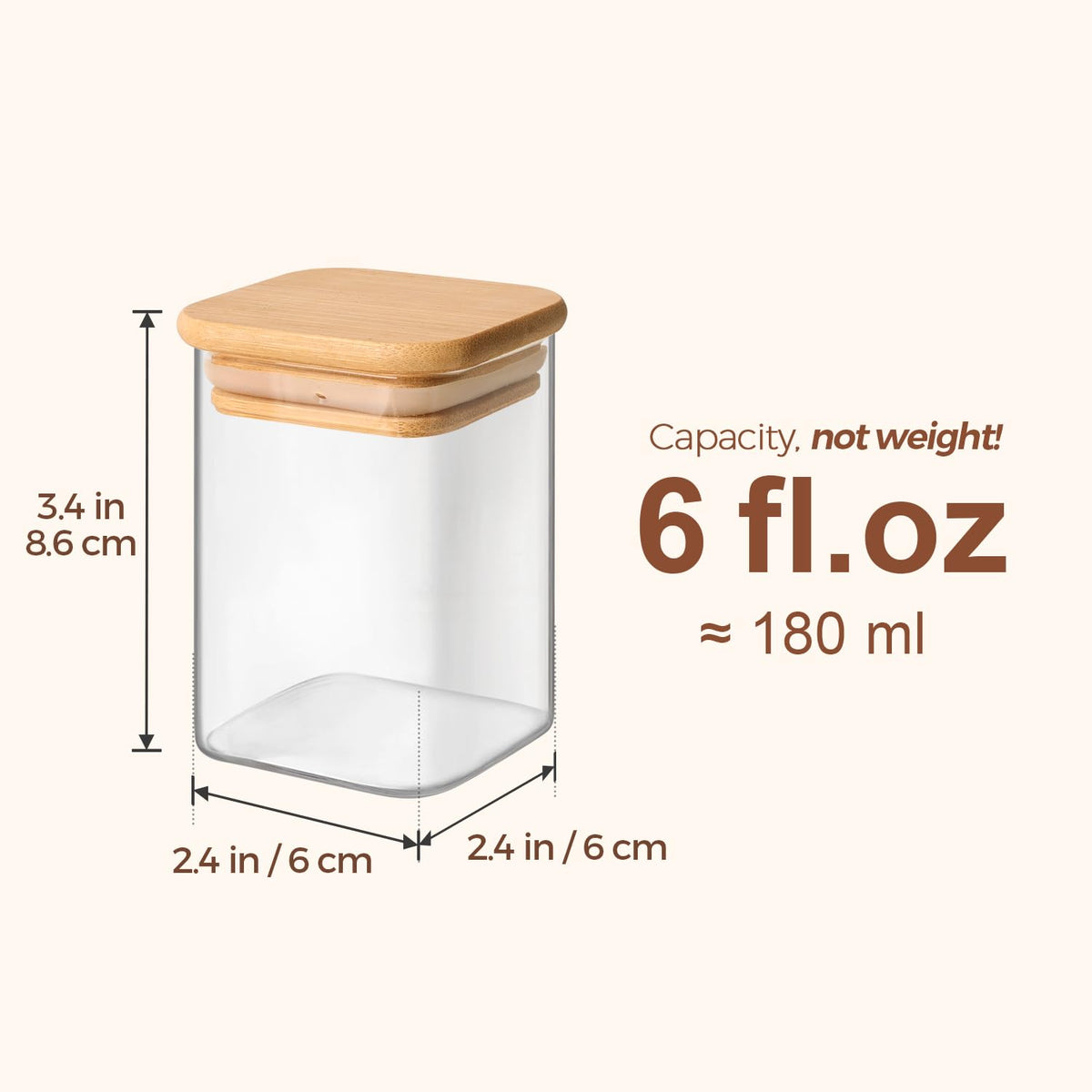 ComSaf bamboo lids seal freshness for flavorful spice storage