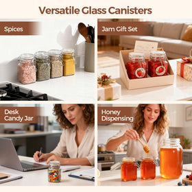 ComSaf bath salts jar highlighting gift-ready, minimalist style.