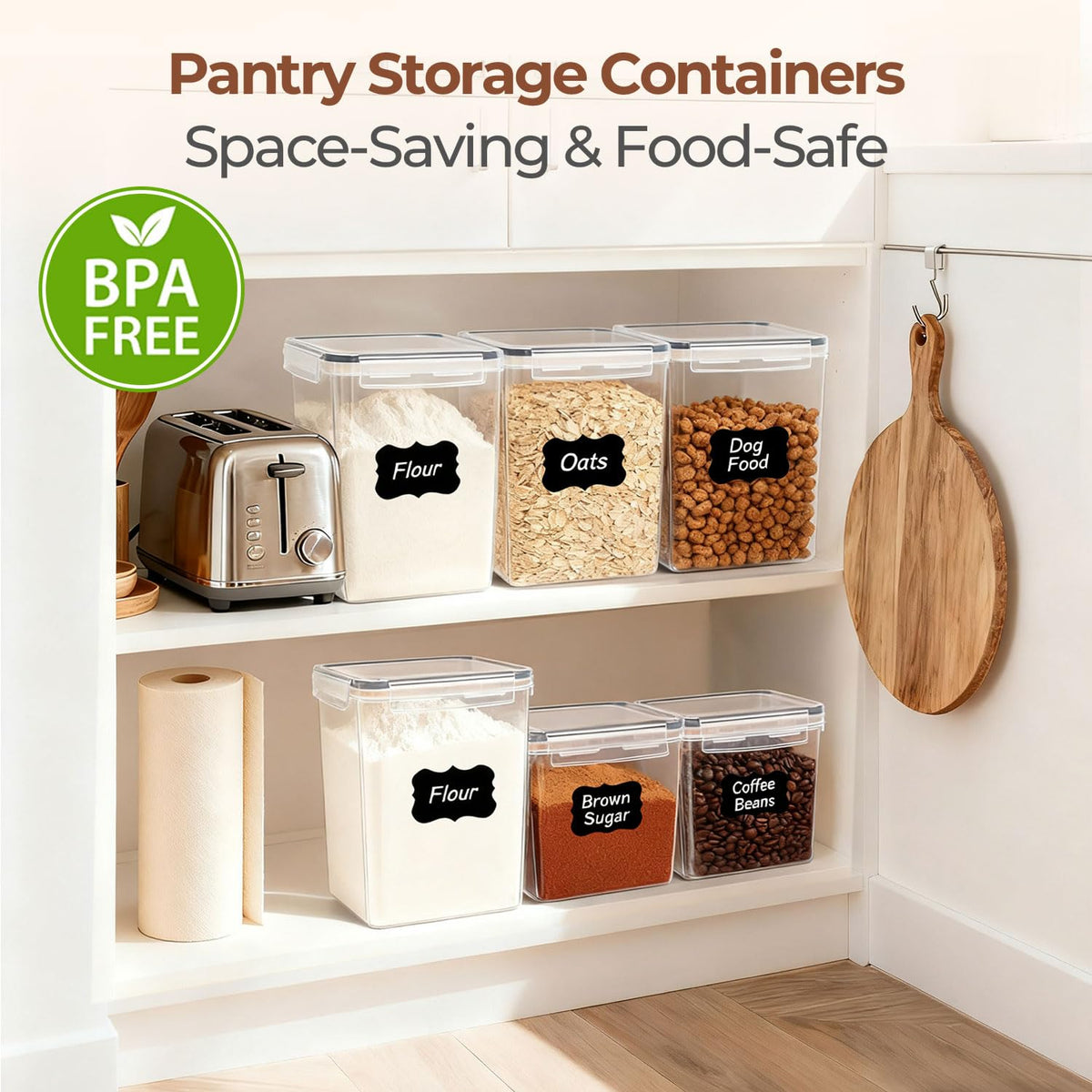 ComSaf cereal storage container helps keep breakfast cereals fresh and pest-free