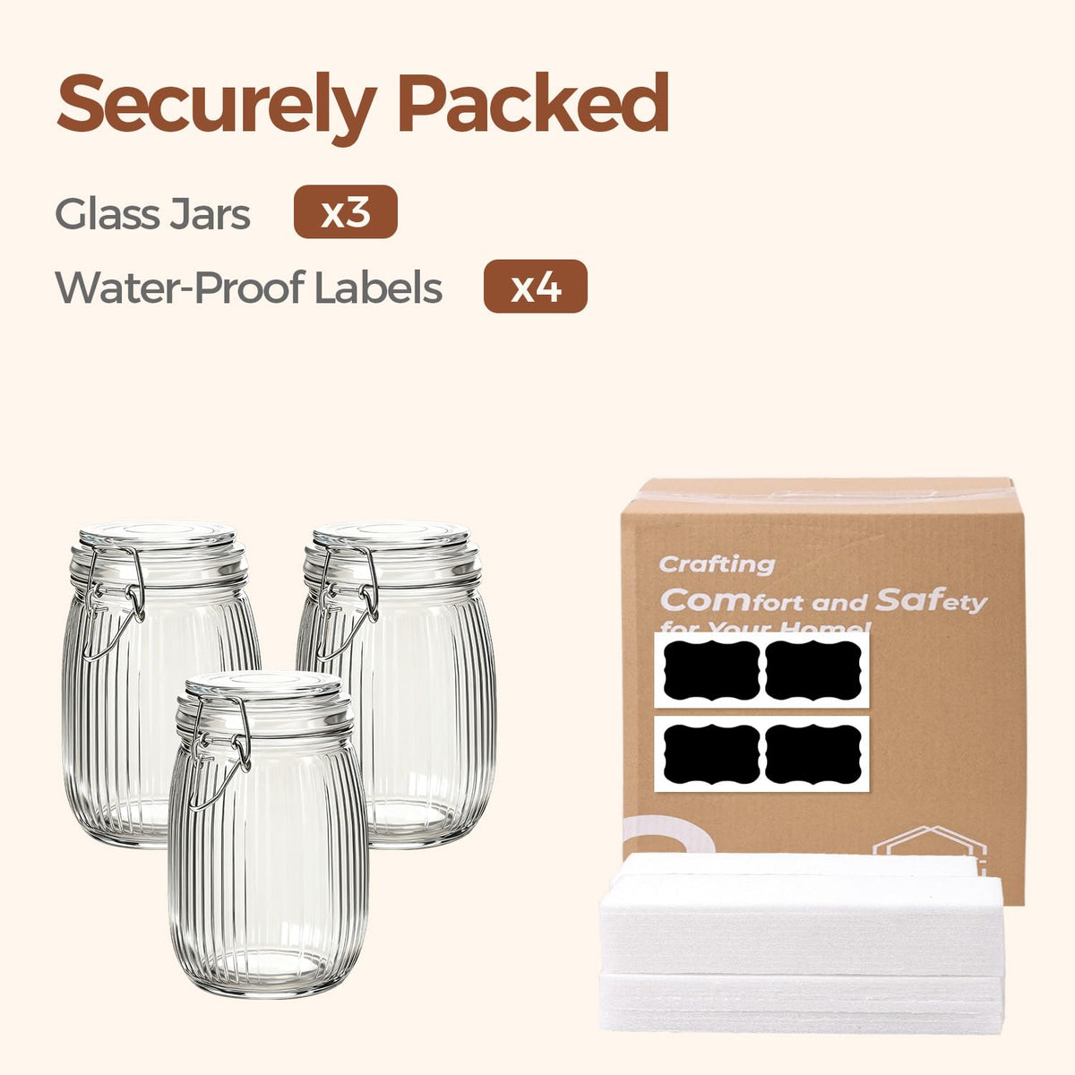 ComSaf lid and clamp stay clean to maintain the seal.