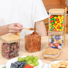 ComSaf compact kitchen organizer for spices, sugar, and tea at a glance.
