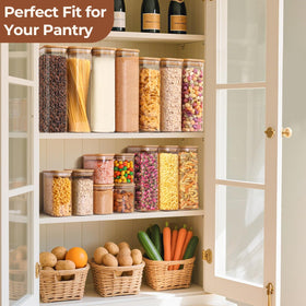 ComSaf versatile glass jar doubles as candy jar or bath salt container.