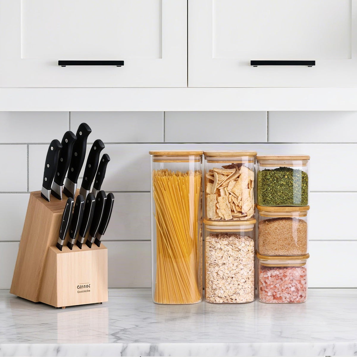 ComSaf cookie snack jar keeps treats fresh and accessible.
