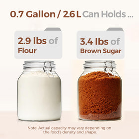 ComSaf crystal-clear BPA-free glass showcases ingredients and freshness.