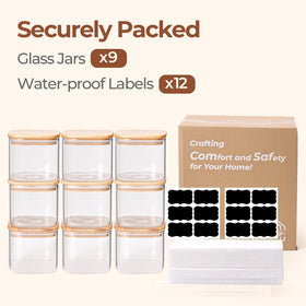ComSaf dishwasher-safe glass container simplifies cleanup after meals.