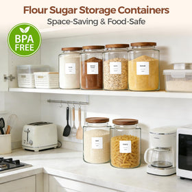 ComSaf durable glass jar emphasizing sturdy construction and airtight storage