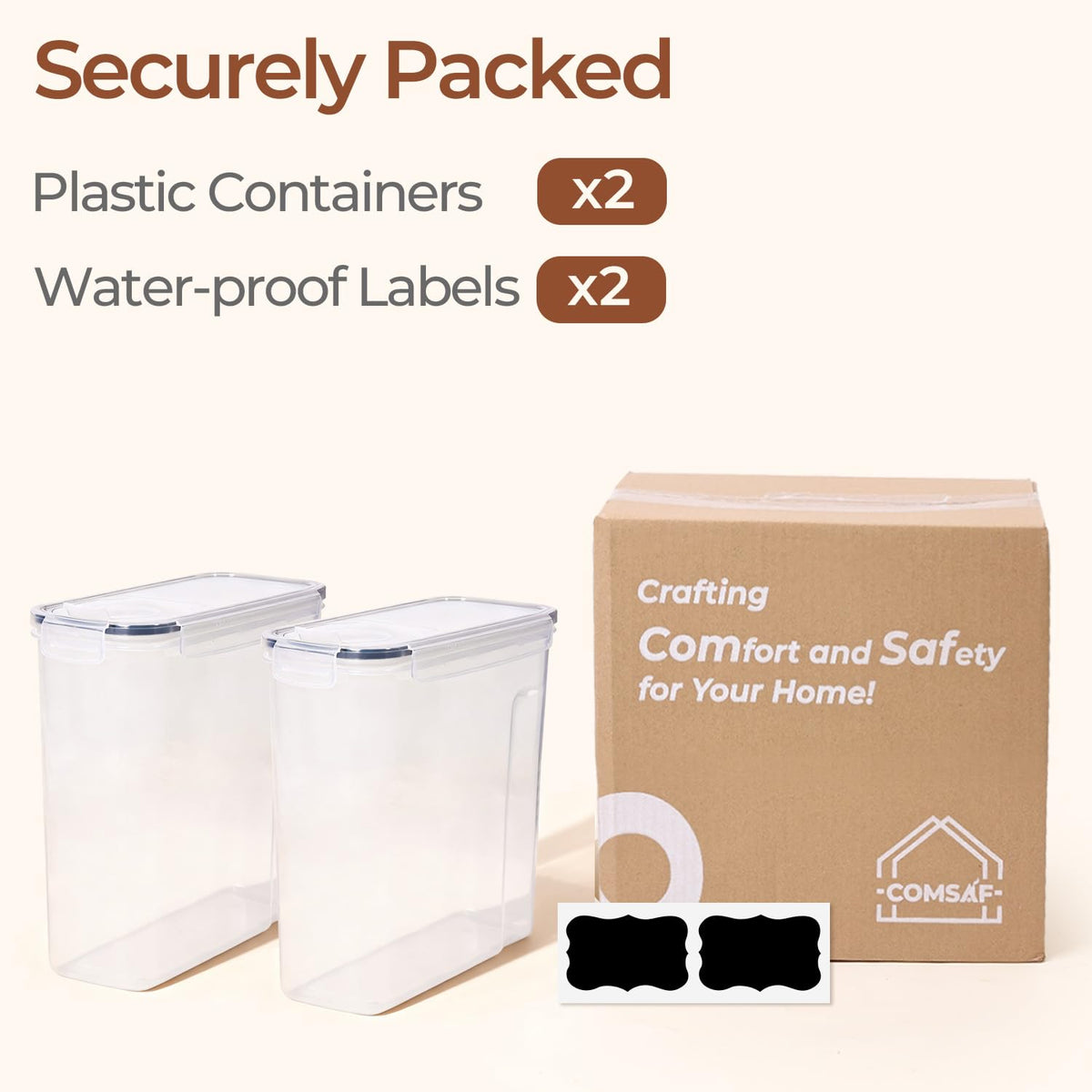 ComSaf easy-care container design supports simple cleaning and maintenance.
