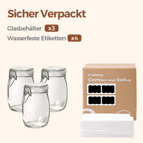 Gift-ready ComSaf jar set ideal for housewarmings and stylish storage