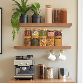 ComSaf coffee jar preserves aroma with airtight lid
