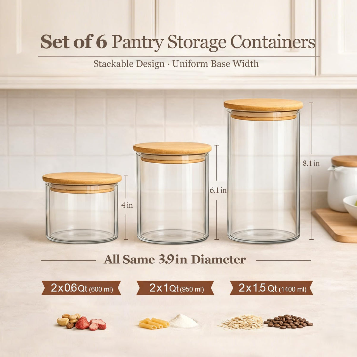 ComSaf labels help categorize spices, sugar, and snacks for easy retrieval