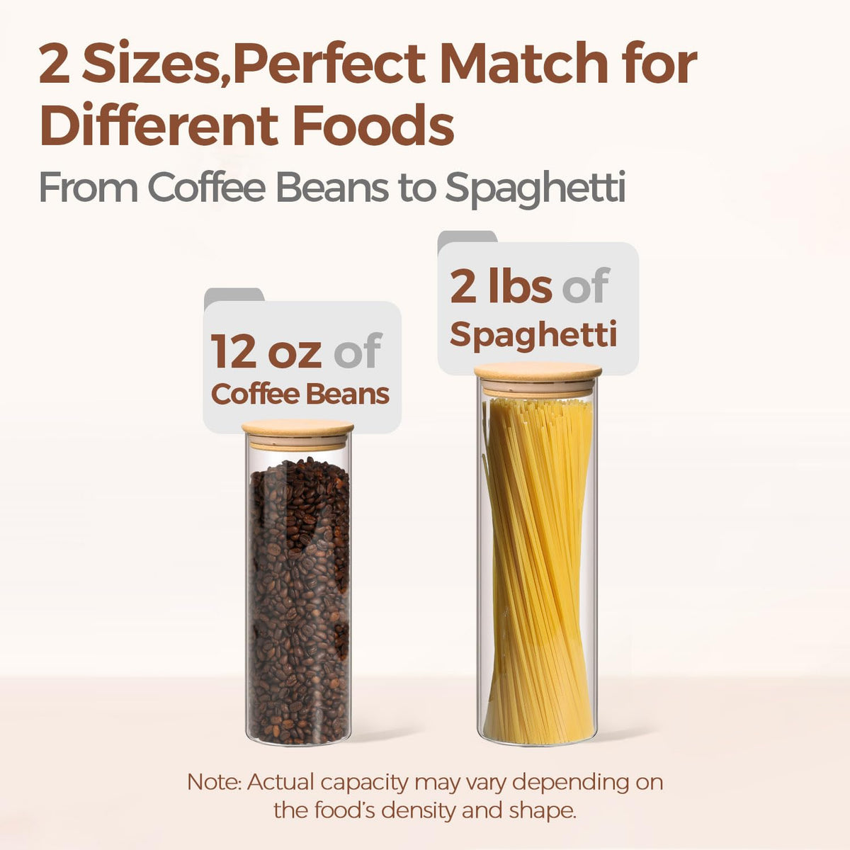 ComSaf nuts jar with wide mouth for easy scooping