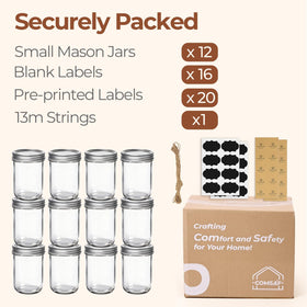 ComSaf half-pint jar showcases colorful jams and sauces