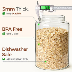 ComSaf included scoops aid flour and sugar measurement with less mess
