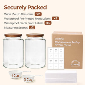 ComSaf kitchen storage set enhances baking prep with neat, accessible containers