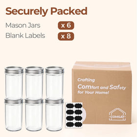 ComSaf kitchen storage ideas show jars doubling as decor or gifts.