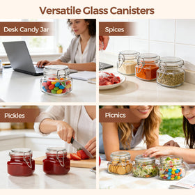 ComSaf reusable labels included for quick pantry organization