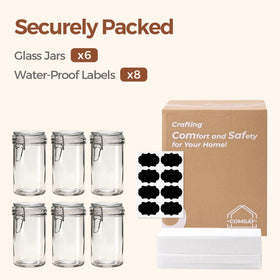 ComSaf labels included reusable chalkboard labels simplify content labeling.