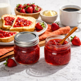 Lead-free, BPA-free glass ideal for safe everyday canning and storage.
