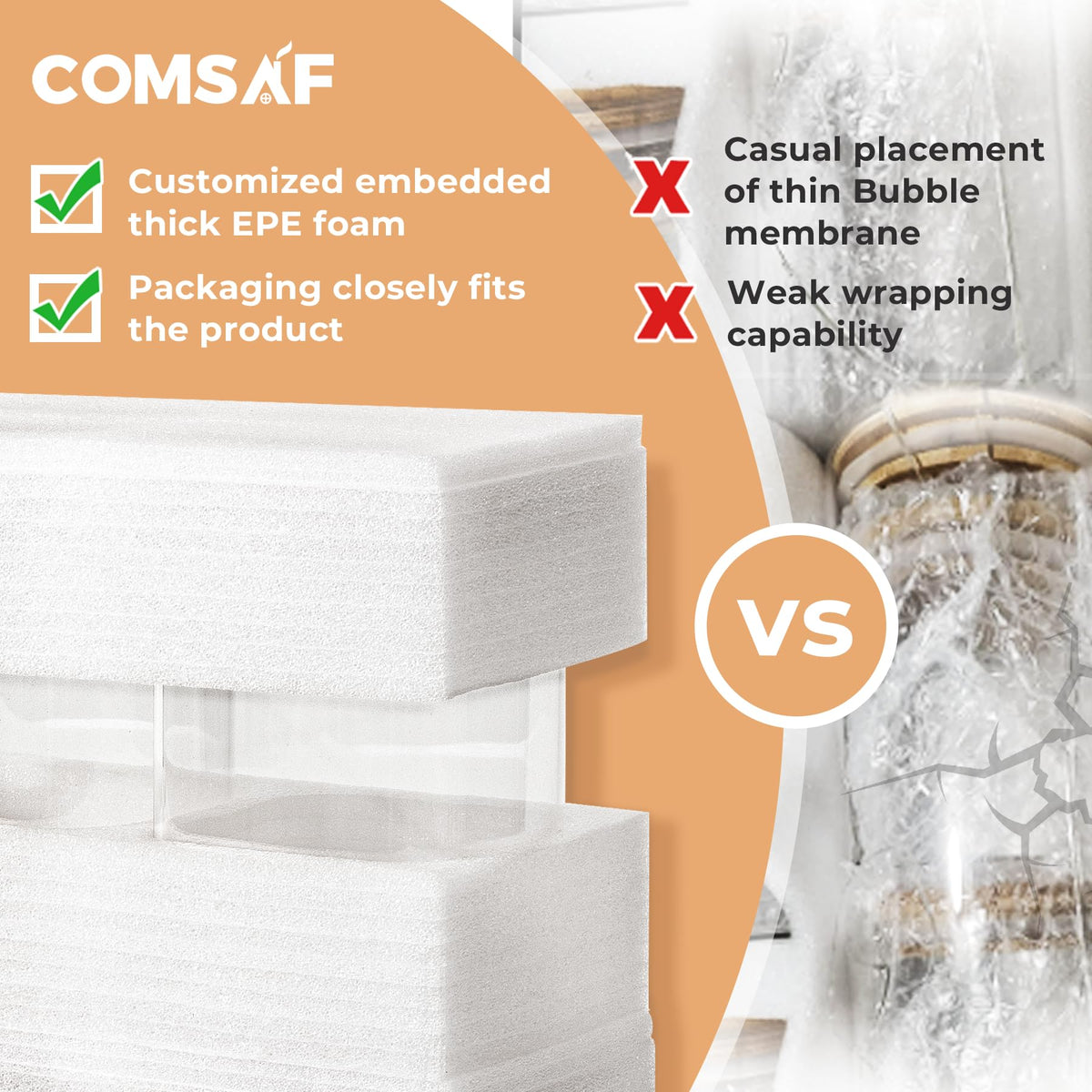 ComSaf versatile glass canisters ideal for cereals and nuts