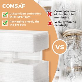ComSaf versatile glass canisters ideal for cereals and nuts