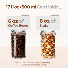 ComSaf overnight oats jar 16oz ready for quick, portion-controlled breakfasts.