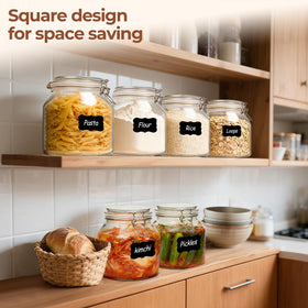ComSaf pantry-organization jar set ready for bulk staples.