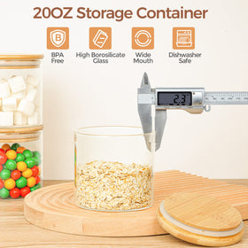 ComSaf pantry organization solution for oats, pasta, and dried goods.