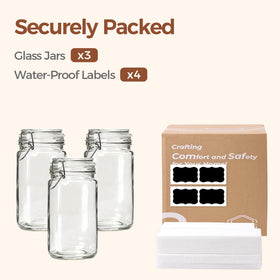 ComSaf pantry organization look creates a seamless wall of storage.