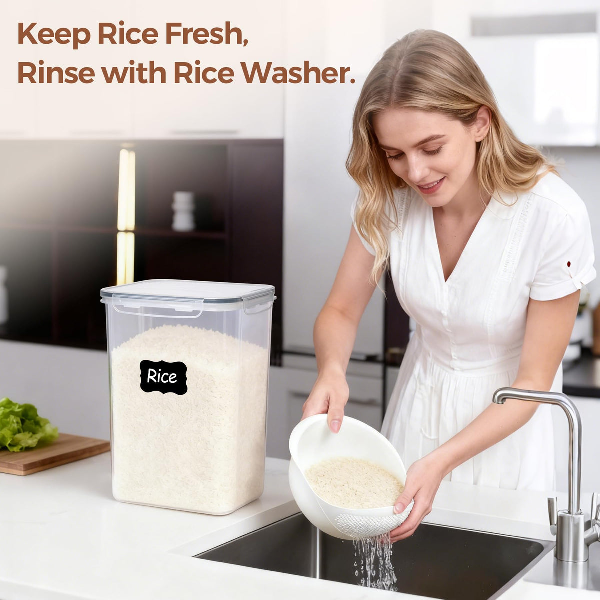 ComSaf airtight lids protect contents from moisture and pests
