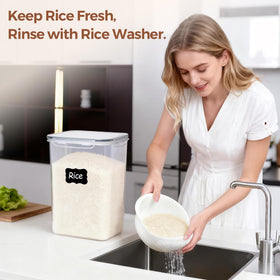 ComSaf airtight lids protect contents from moisture and pests