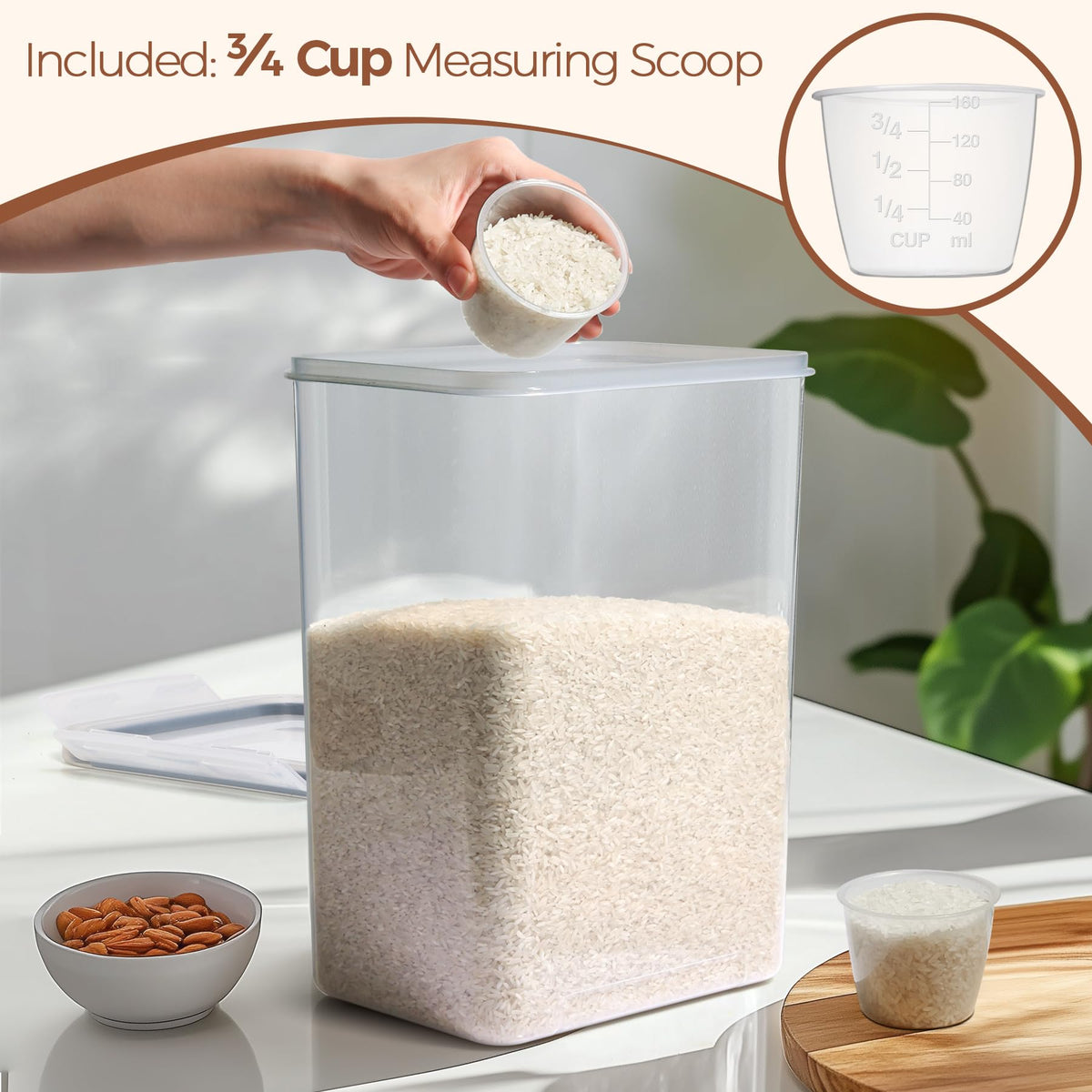 ComSaf large capacity container suitable for kitchen storage