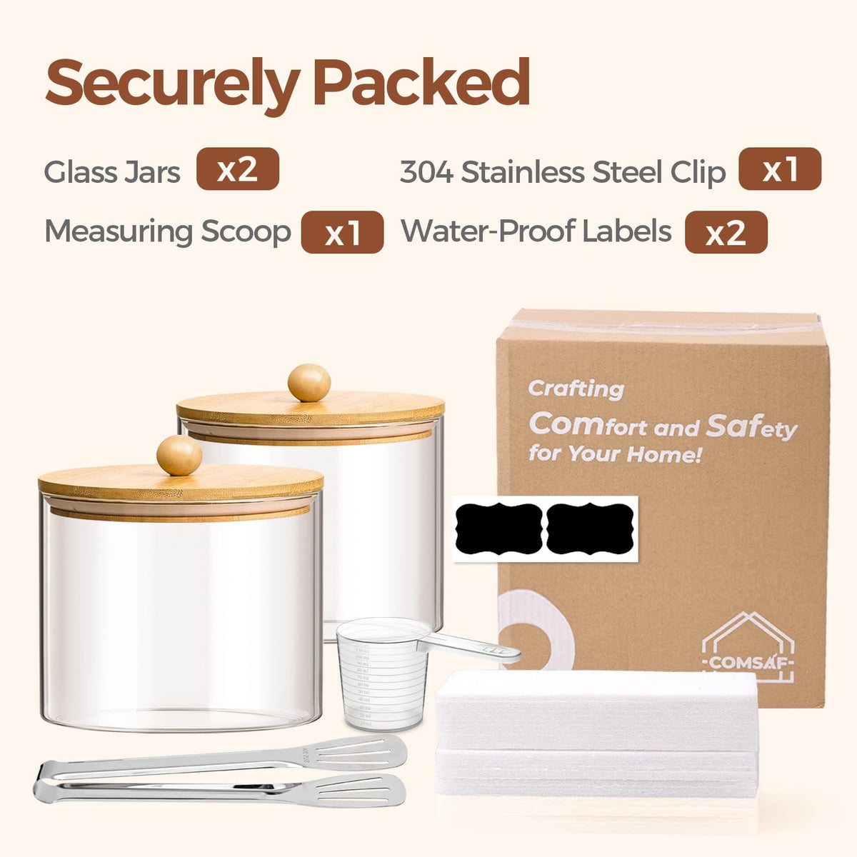 ComSaf round handle lid design for easy opening.
