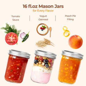 ComSaf salad prep jar highlighting wide mouth for easy layering and freshness