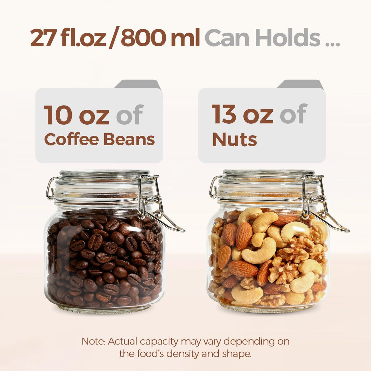 ComSaf stackable design minimizes gaps, maximizing shelf space in compact cabinets.
