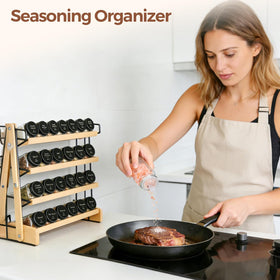 ComSaf space-saving jars fit neatly on pantry shelves.