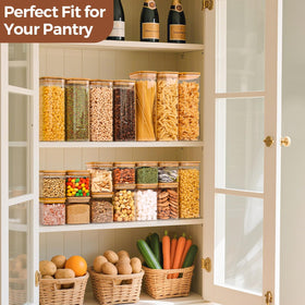 ComSaf spice and coffee containers protect flavors and reduce clutter.