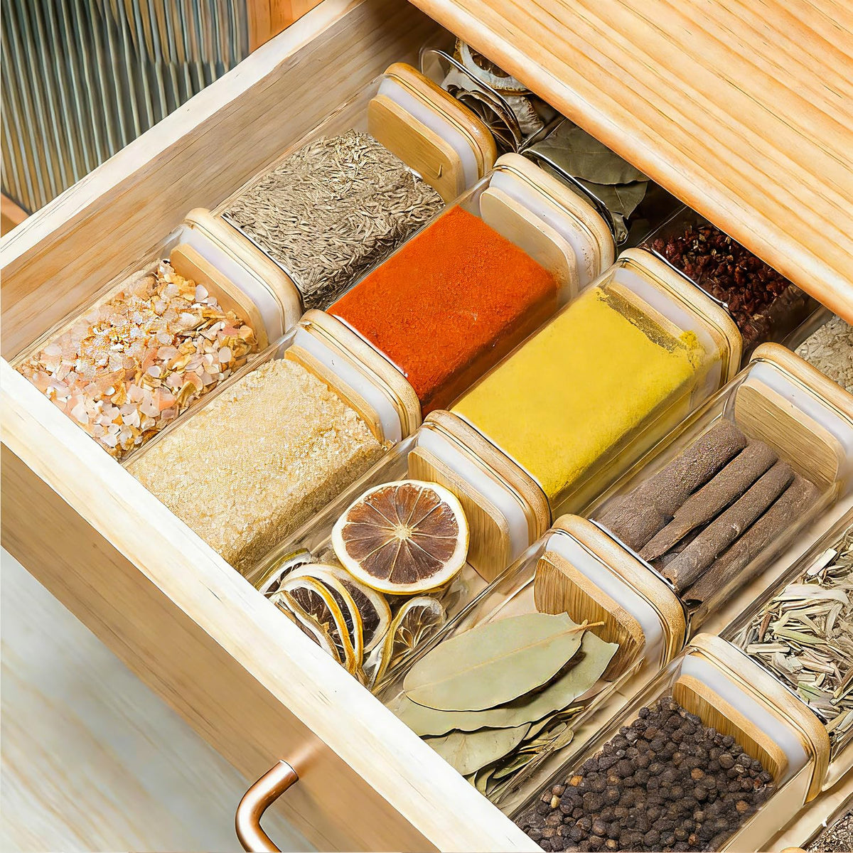 ComSaf 8oz jars are ideal for spice sampling.