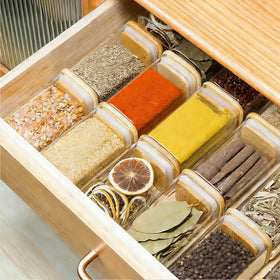 ComSaf 8oz jars are ideal for spice sampling.
