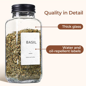 93 labels in four styles aid quick identification and customization.