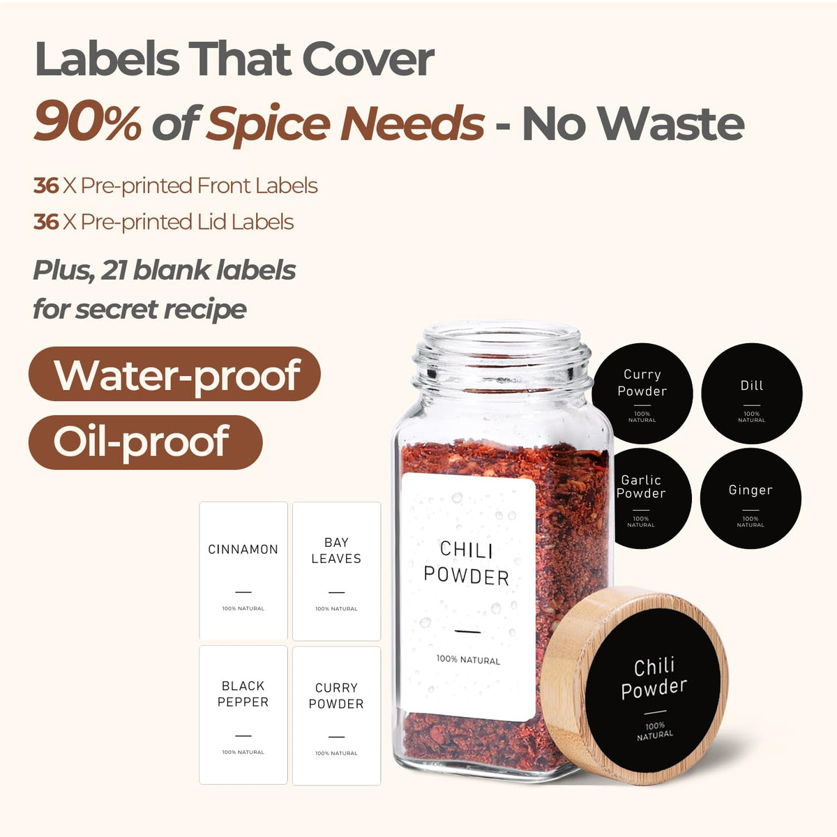 ComSaf wide-hole design minimizes clogs for easy seasoning.