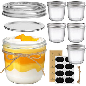 ComSaf stackable mason jar storage helps organize pantry and meal-prep workflows.
